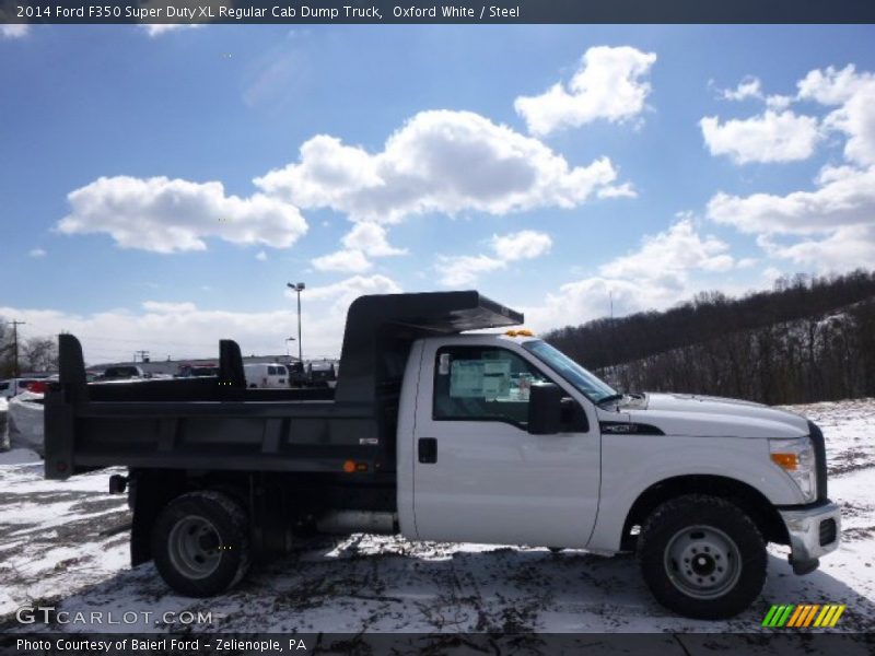 Oxford White / Steel 2014 Ford F350 Super Duty XL Regular Cab Dump Truck