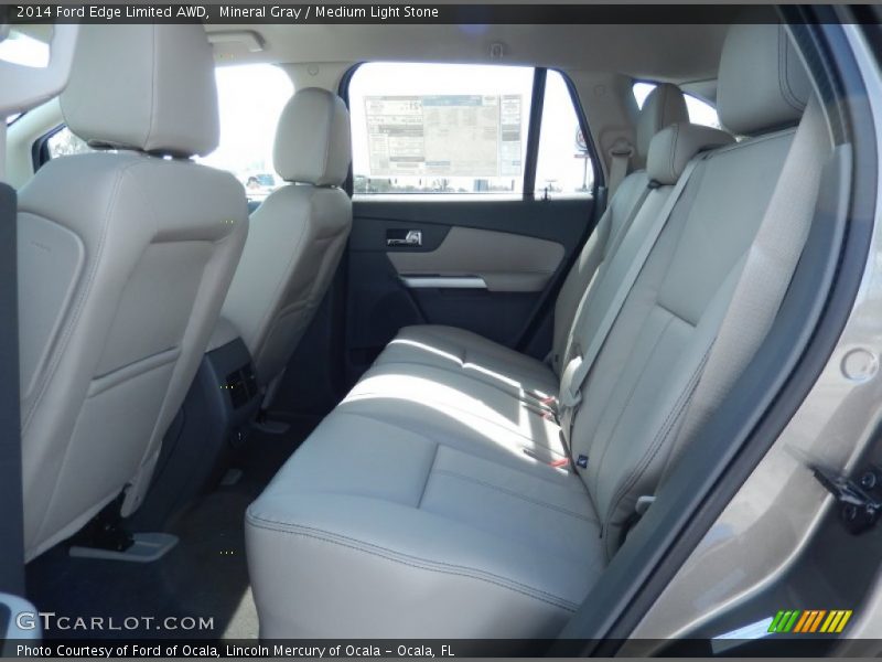 Rear Seat of 2014 Edge Limited AWD
