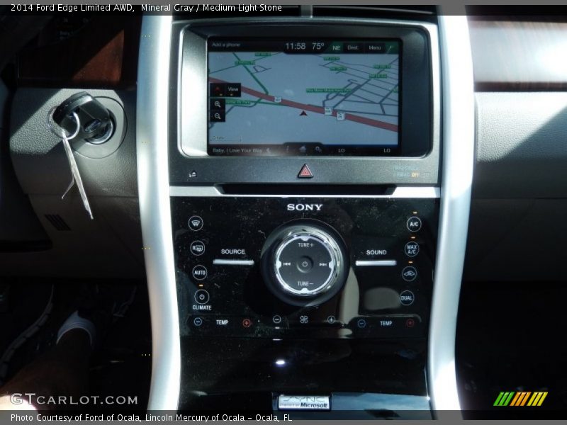 Controls of 2014 Edge Limited AWD
