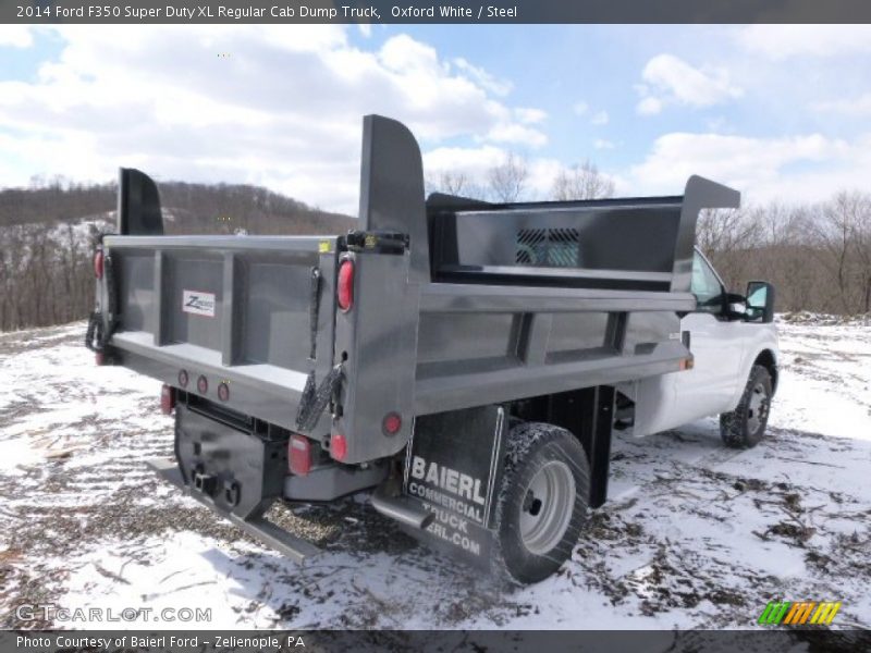 Oxford White / Steel 2014 Ford F350 Super Duty XL Regular Cab Dump Truck