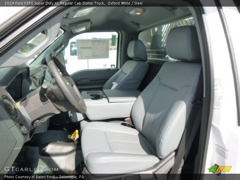 Front Seat of 2014 F350 Super Duty XL Regular Cab Dump Truck