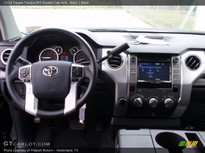 Black / Black 2014 Toyota Tundra SR5 Double Cab 4x4