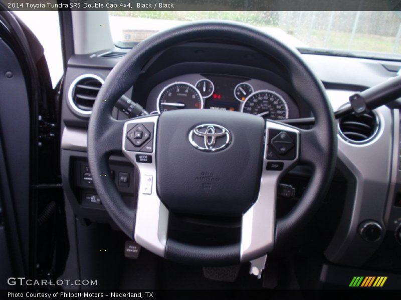 Black / Black 2014 Toyota Tundra SR5 Double Cab 4x4