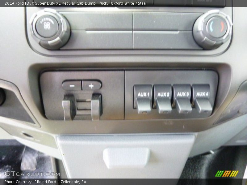 Controls of 2014 F350 Super Duty XL Regular Cab Dump Truck