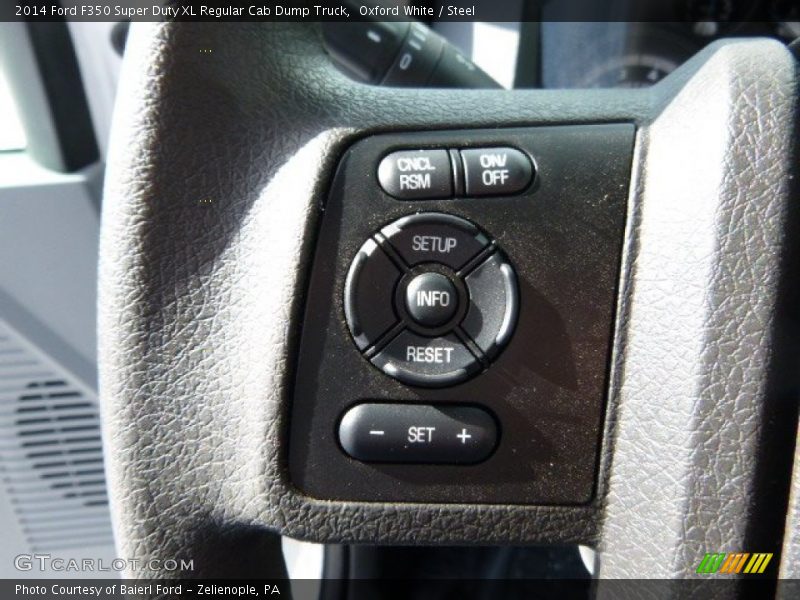 Oxford White / Steel 2014 Ford F350 Super Duty XL Regular Cab Dump Truck