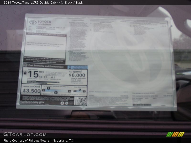Black / Black 2014 Toyota Tundra SR5 Double Cab 4x4