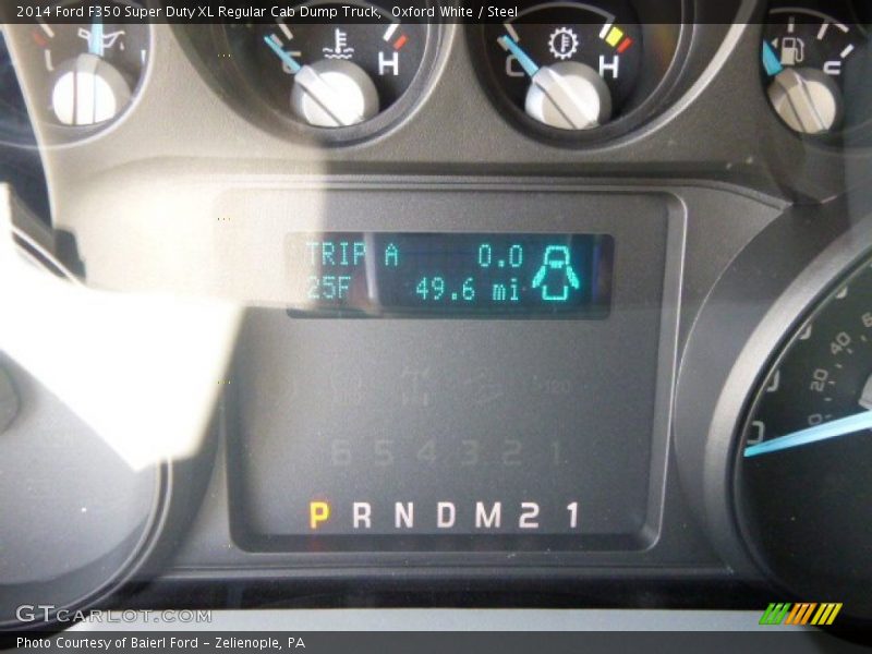 Oxford White / Steel 2014 Ford F350 Super Duty XL Regular Cab Dump Truck