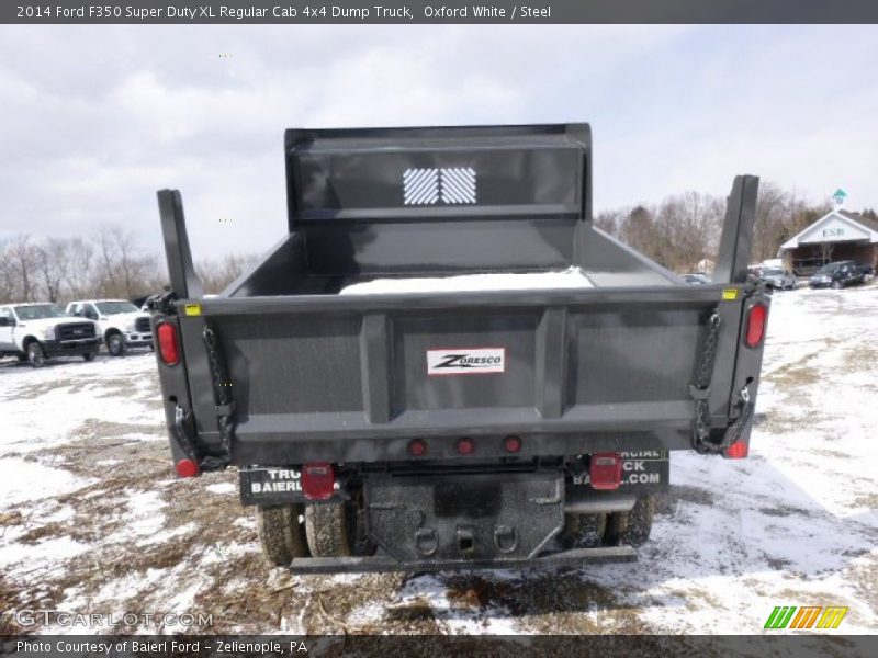 Oxford White / Steel 2014 Ford F350 Super Duty XL Regular Cab 4x4 Dump Truck
