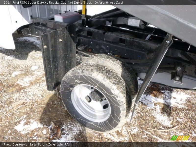 Oxford White / Steel 2014 Ford F350 Super Duty XL Regular Cab 4x4 Dump Truck