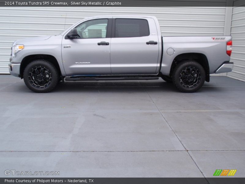 Silver Sky Metallic / Graphite 2014 Toyota Tundra SR5 Crewmax