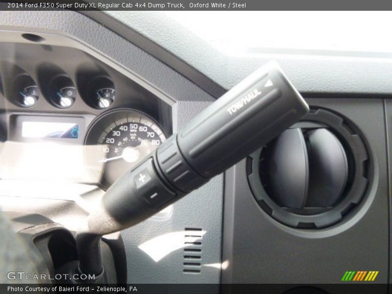 Oxford White / Steel 2014 Ford F350 Super Duty XL Regular Cab 4x4 Dump Truck