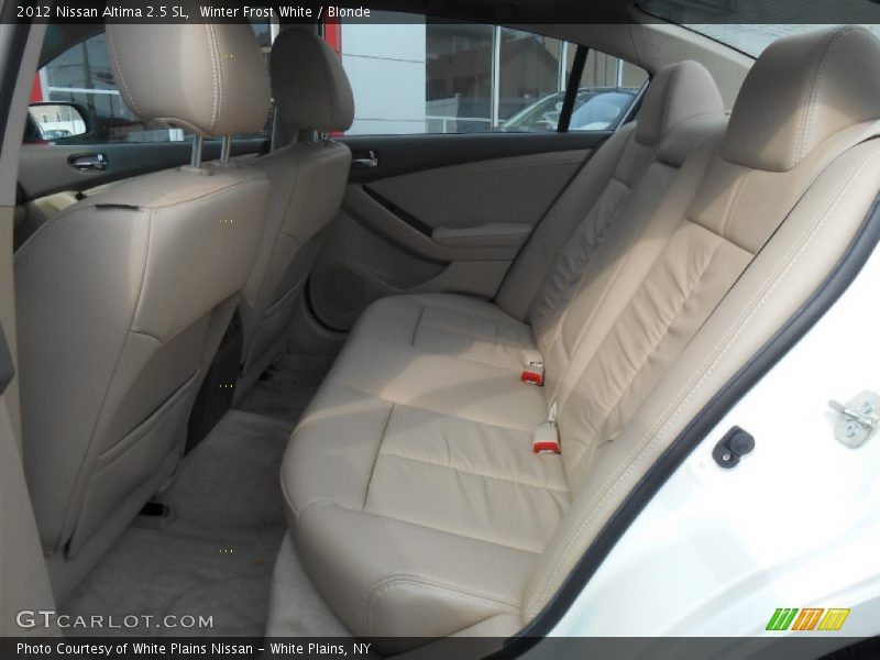 Winter Frost White / Blonde 2012 Nissan Altima 2.5 SL