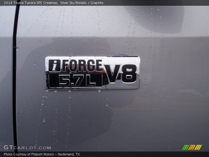 Silver Sky Metallic / Graphite 2014 Toyota Tundra SR5 Crewmax