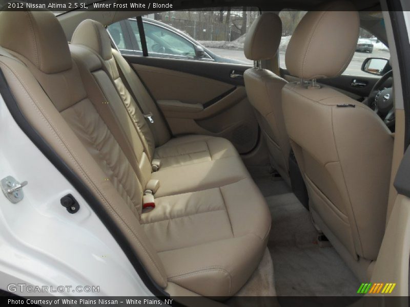 Winter Frost White / Blonde 2012 Nissan Altima 2.5 SL