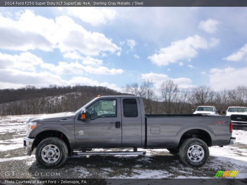  2014 F250 Super Duty XLT SuperCab 4x4 Sterling Gray Metallic