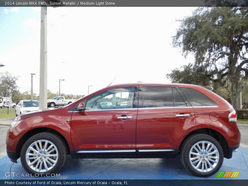  2014 MKX FWD Sunset Metallic