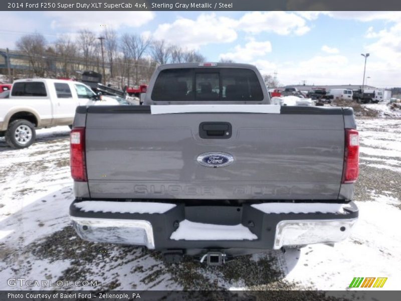 Sterling Gray Metallic / Steel 2014 Ford F250 Super Duty XLT SuperCab 4x4