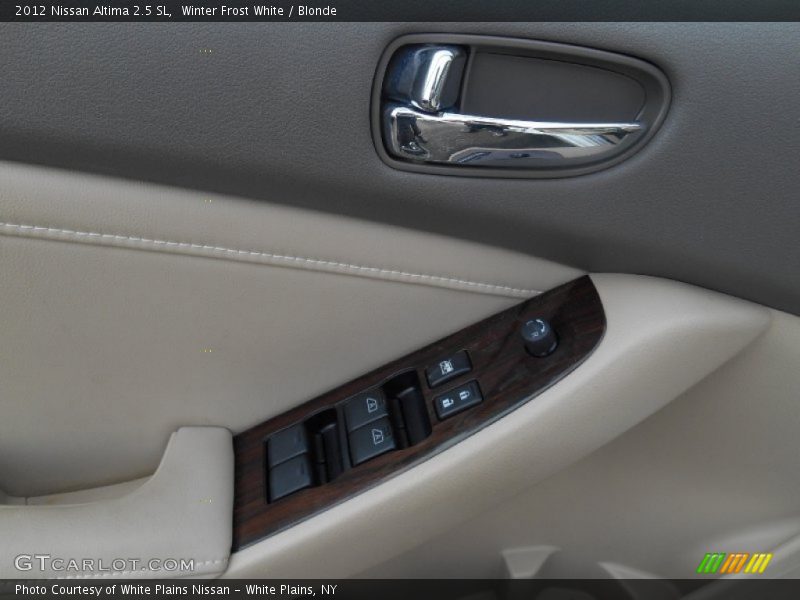 Winter Frost White / Blonde 2012 Nissan Altima 2.5 SL