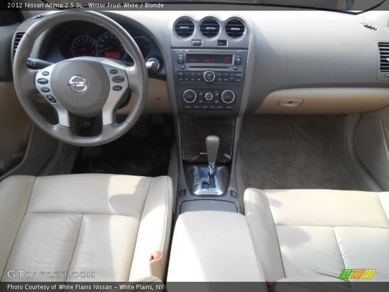Winter Frost White / Blonde 2012 Nissan Altima 2.5 SL