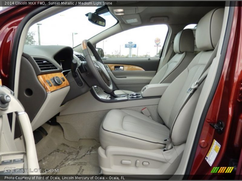 Front Seat of 2014 MKX FWD