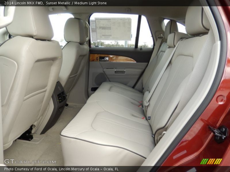 Rear Seat of 2014 MKX FWD