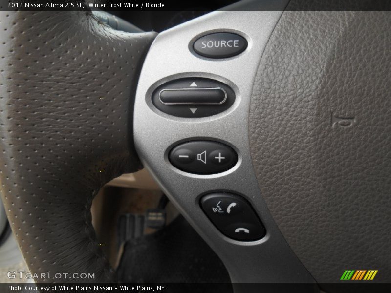 Winter Frost White / Blonde 2012 Nissan Altima 2.5 SL