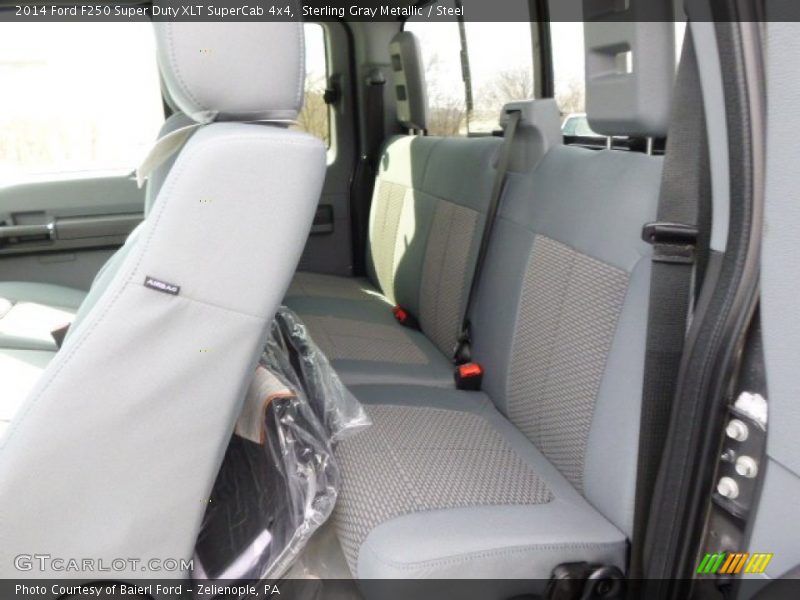 Sterling Gray Metallic / Steel 2014 Ford F250 Super Duty XLT SuperCab 4x4