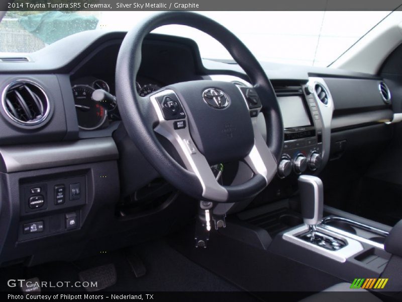 Silver Sky Metallic / Graphite 2014 Toyota Tundra SR5 Crewmax