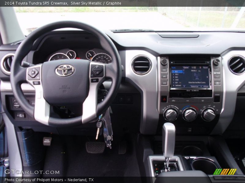Silver Sky Metallic / Graphite 2014 Toyota Tundra SR5 Crewmax