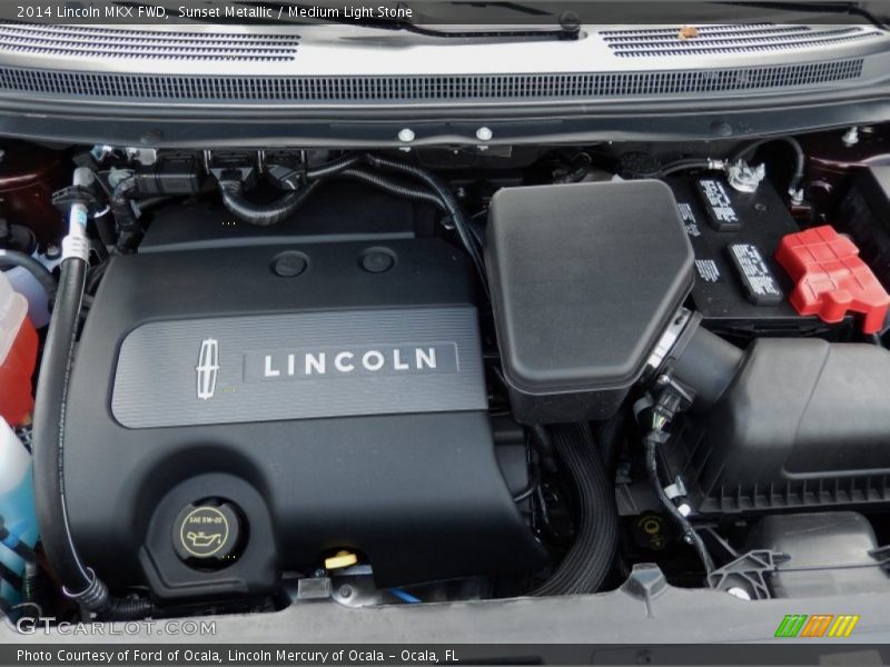  2014 MKX FWD Engine - 3.7 Liter DOHC 24-Valve Ti-VCT V6