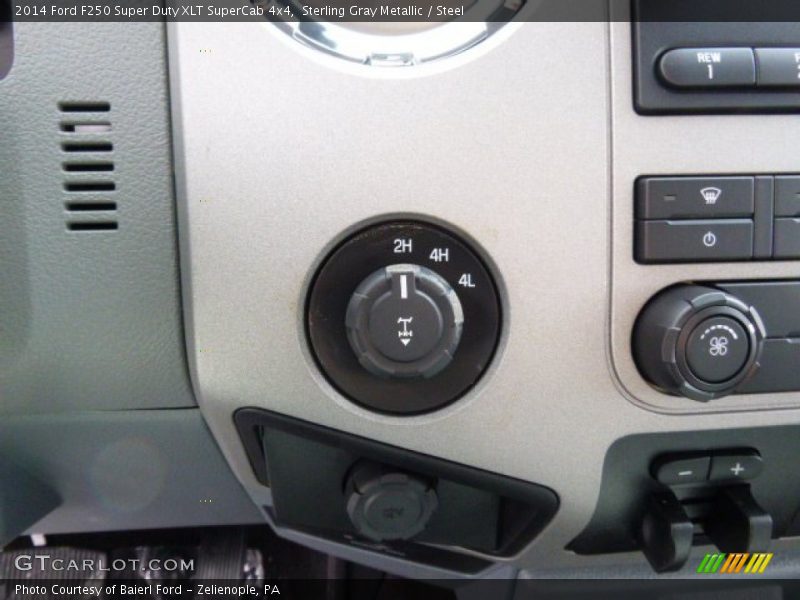 Controls of 2014 F250 Super Duty XLT SuperCab 4x4