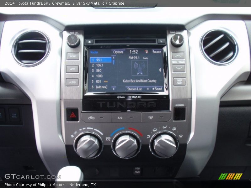 Silver Sky Metallic / Graphite 2014 Toyota Tundra SR5 Crewmax