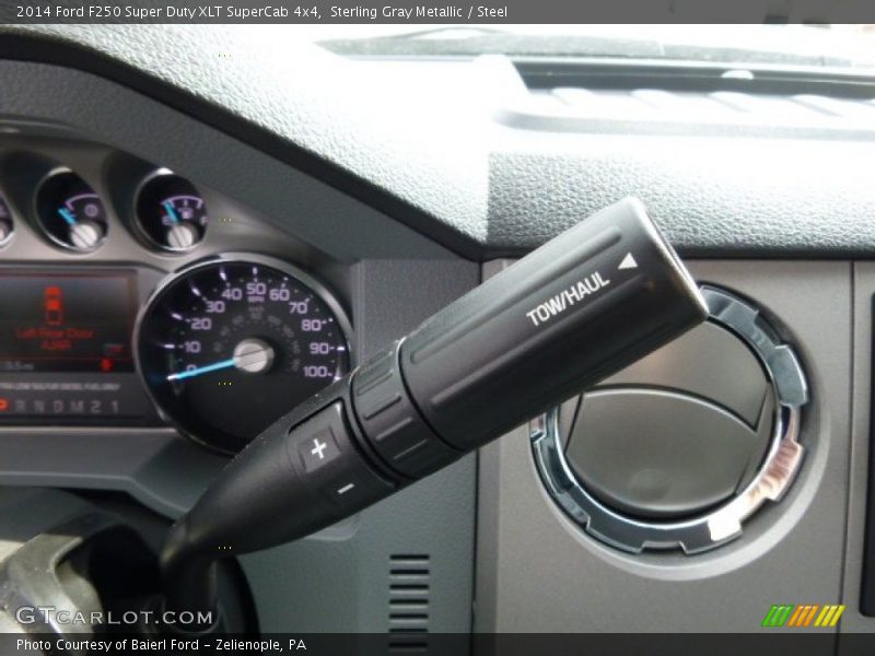 Sterling Gray Metallic / Steel 2014 Ford F250 Super Duty XLT SuperCab 4x4