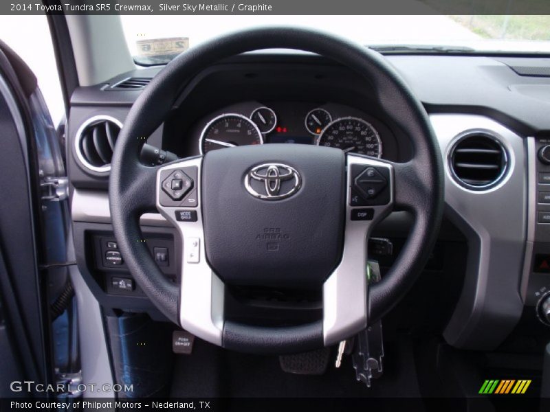 Silver Sky Metallic / Graphite 2014 Toyota Tundra SR5 Crewmax