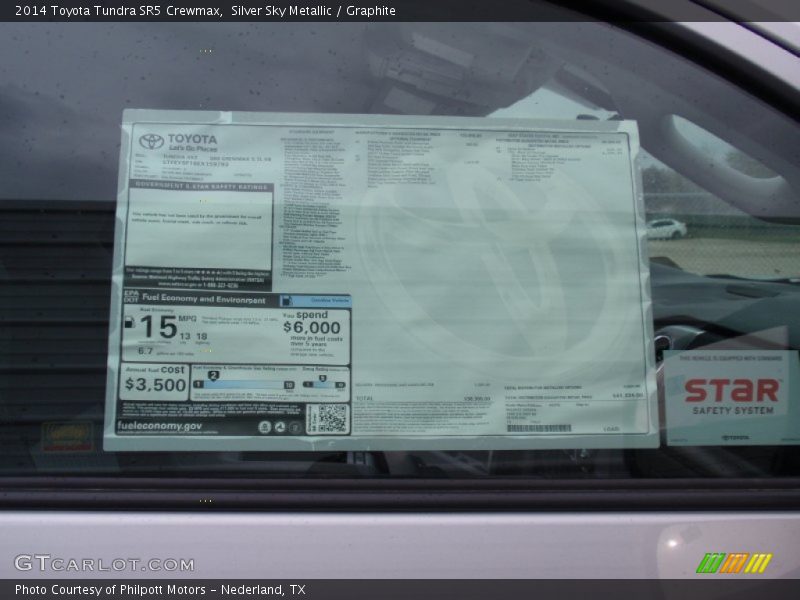 Silver Sky Metallic / Graphite 2014 Toyota Tundra SR5 Crewmax