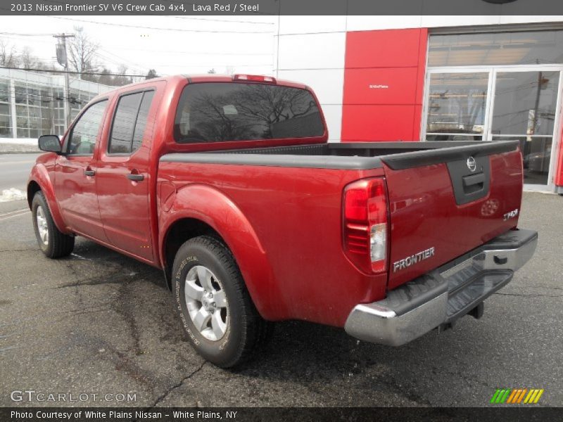 Lava Red / Steel 2013 Nissan Frontier SV V6 Crew Cab 4x4