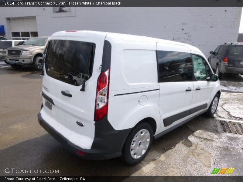 Frozen White / Charcoal Black 2014 Ford Transit Connect XL Van