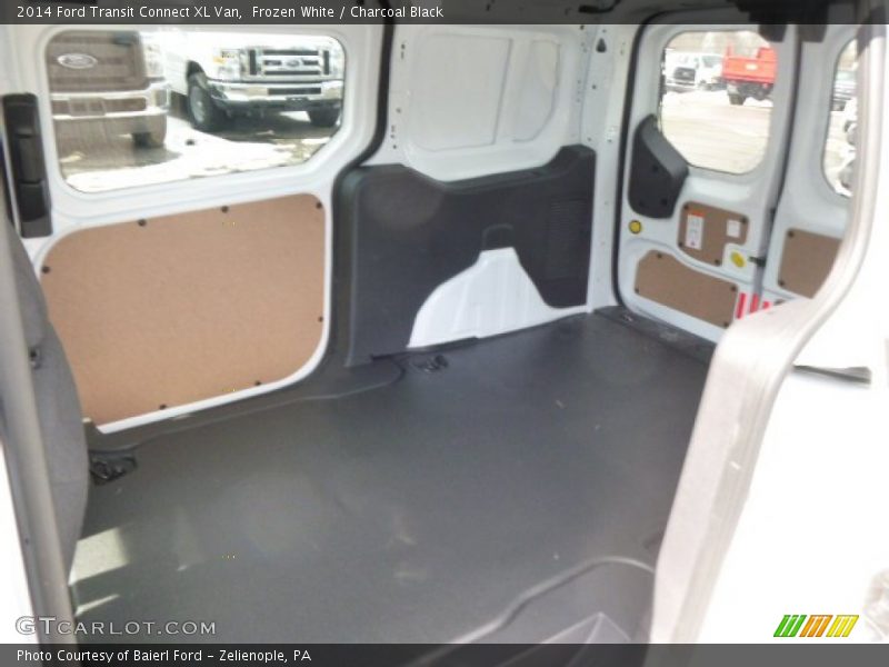 Frozen White / Charcoal Black 2014 Ford Transit Connect XL Van