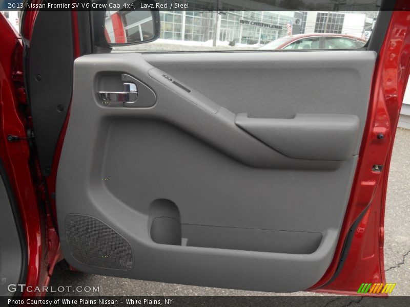 Door Panel of 2013 Frontier SV V6 Crew Cab 4x4