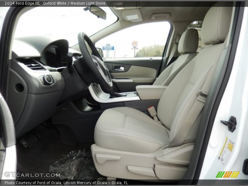 Front Seat of 2014 Edge SE