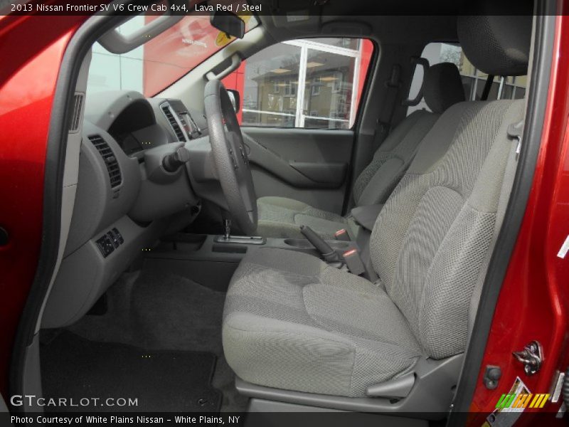  2013 Frontier SV V6 Crew Cab 4x4 Steel Interior