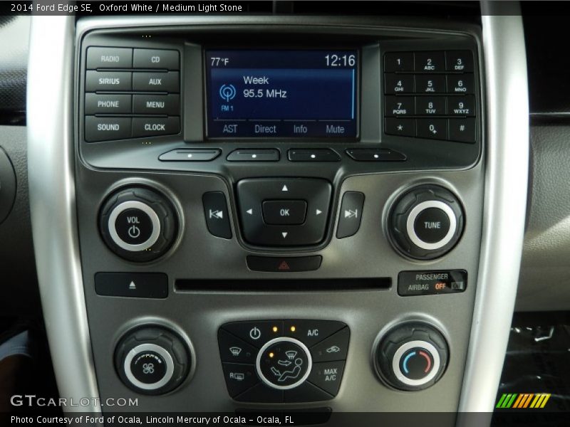 Controls of 2014 Edge SE