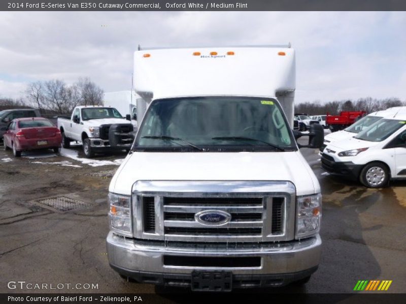 Oxford White / Medium Flint 2014 Ford E-Series Van E350 Cutaway Commercial