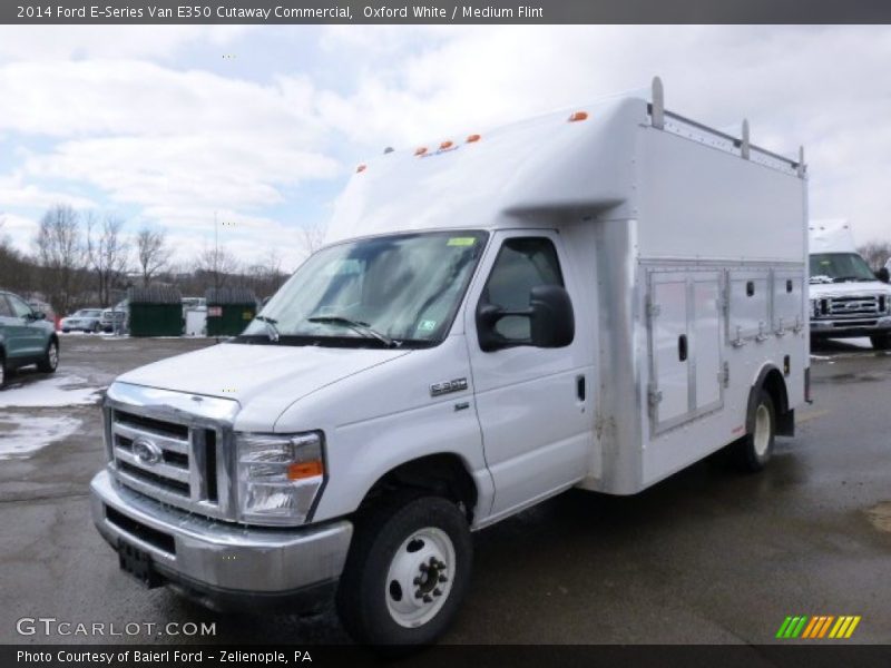Oxford White / Medium Flint 2014 Ford E-Series Van E350 Cutaway Commercial
