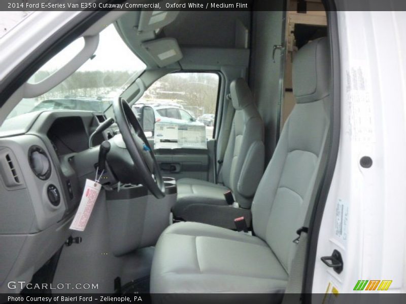 Oxford White / Medium Flint 2014 Ford E-Series Van E350 Cutaway Commercial