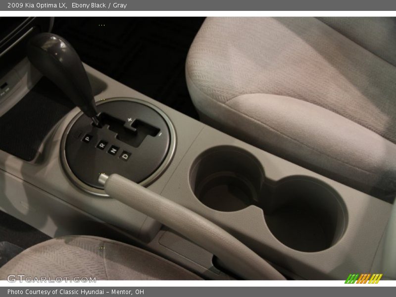 Ebony Black / Gray 2009 Kia Optima LX