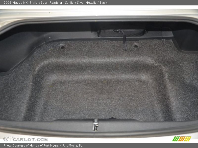 Sunlight Silver Metallic / Black 2008 Mazda MX-5 Miata Sport Roadster