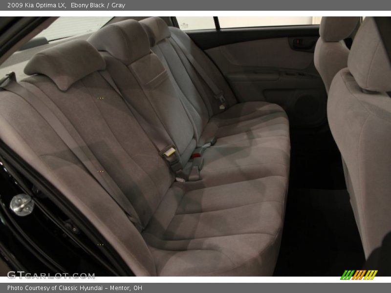 Ebony Black / Gray 2009 Kia Optima LX