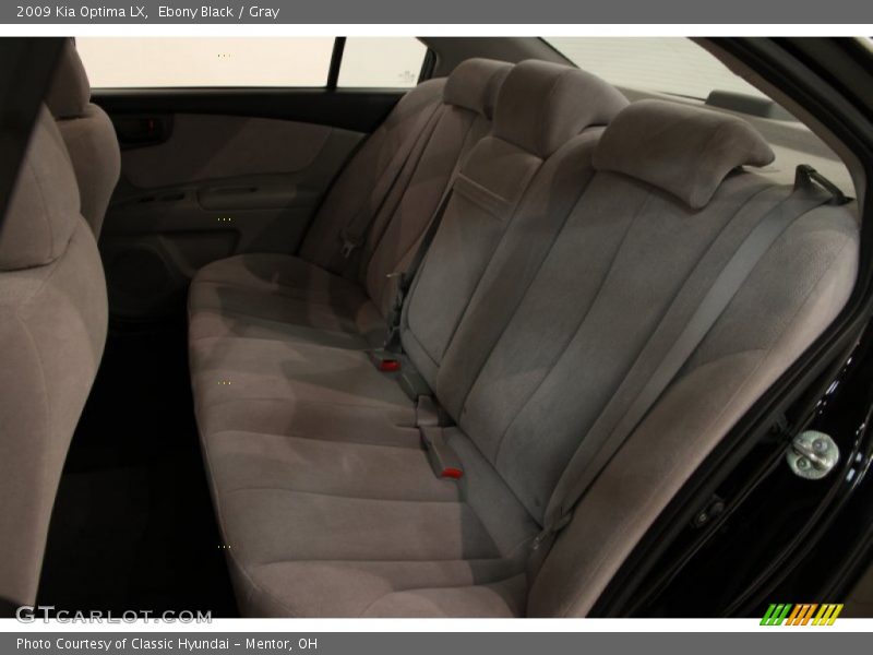 Ebony Black / Gray 2009 Kia Optima LX
