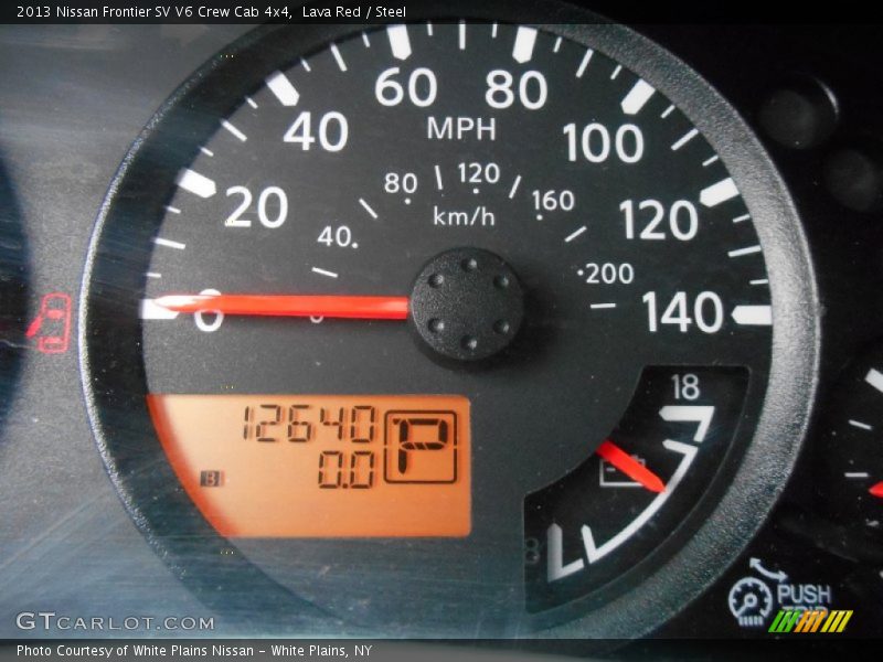 Lava Red / Steel 2013 Nissan Frontier SV V6 Crew Cab 4x4